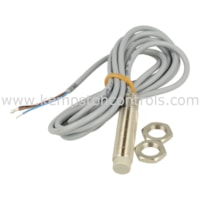 Selet B01EG124NO SELET INDUCTIVE SENSOR, M12 BODY, SN=4MM, NPN, NON FLUSH, NORMALLY OPEN, 2M CABLE | Kempston Controls