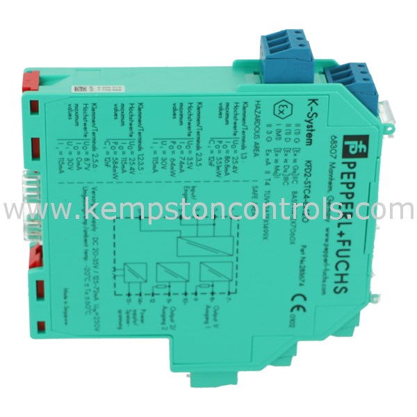 Pepperl + Fuchs KFD2-STC4-EX1.2O P+F SMART TRANSMITTER POWER SUPPLY, 1 ...