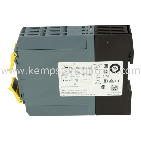 Siemens 3SK11112AB30 SAFETY RELAY WITH RELAY ENABLING CIRCUITS (EC