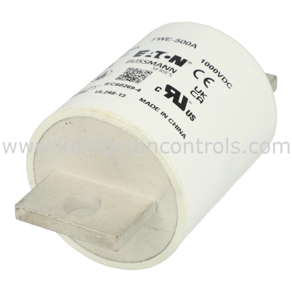 Bussmann FWE500A EV CHARGING STATION FUSE, 1000VDC, IEC/UL, 500A, AR, 60MM ROUND Kempston