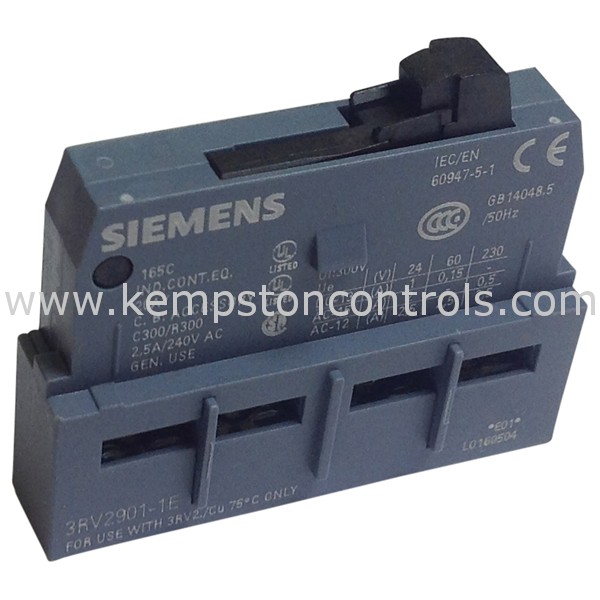 Siemens | 3RV2901-1E | 3RV29011E | Kempston Controls