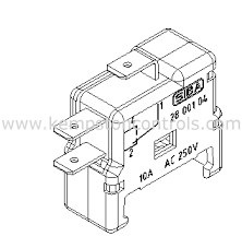 Siba 28 001 04 Siba M Switch Microswitch For Fuse Links With Adapter For Micro Switch Fitting 250v 10amp Kempston Controls
