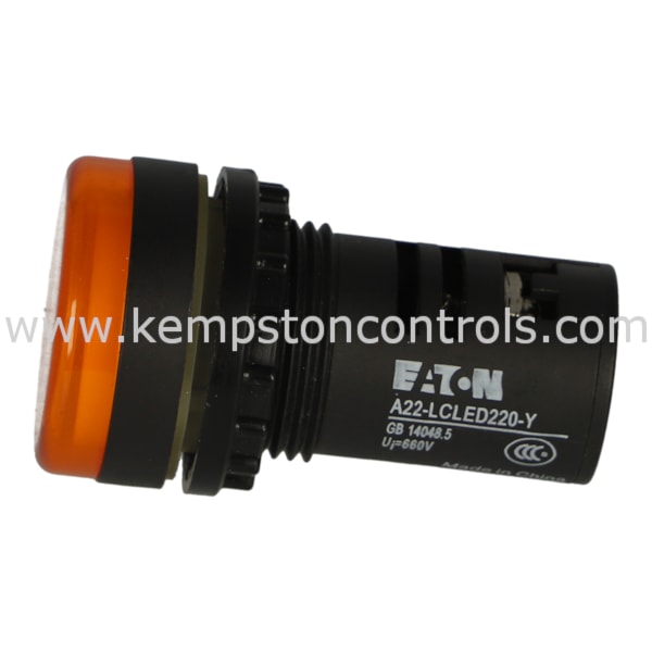 Moeller A22-LCLED220-Y MOELLER INDICATING LIGHT, COMPACT, YELLOW, LED ...