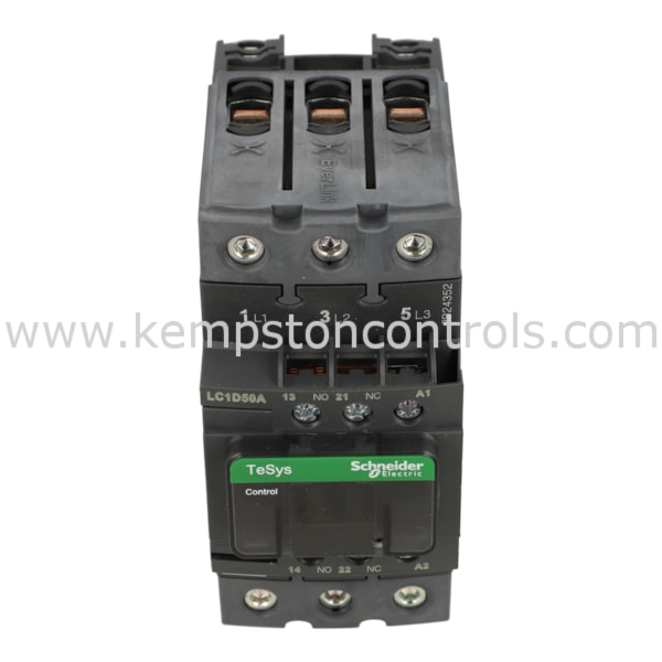 Schneider Electric Contattore TeSys Deca LC1D40008E7 - 40A, 2P+2R, 48V 50/60Hz - Controllo Motori - 2