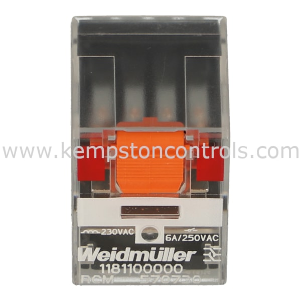 Weidmuller 1181100000 WEIDMULLER RELAY RCM570730, 4 CO CONTACTS ...