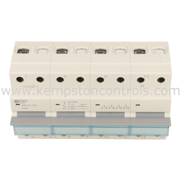 Ktec Rl12 KTEC KTEC TMSCO-125/4 KTEC 125A 4P MODULAR (8 MOD) AC DIN RAIL MANUAL ...