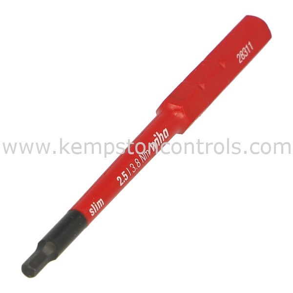 Weidmuller 2506050000 SCREWDRIVER INSERT WB I SK 2.5, BLADE FOR