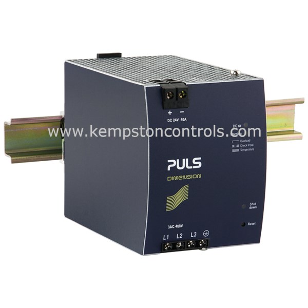 Puls XT40.242 POWER SUPPLY, 3 PHASE, 480V INPUT, 24V OUTPUT, 40A, 960W