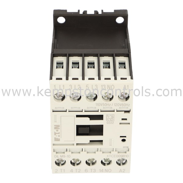 Contacteur Eaton (Type Moeller DILM9-10) XTCE009B10TD - 3 Poles, 9A, Bobine 24VDC - Pour Applications Industrielles