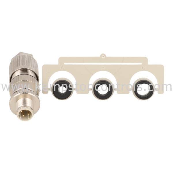 HARTING 21 03 281 1405 CIRCULAR CONNECTOR HARAX M12 L4 M DCODE