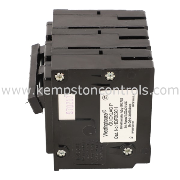 Eaton HQP3020H QUICKLAG INDUSTRIAL CIRCUIT BREAKER, 20A, 3 POLES, 240V