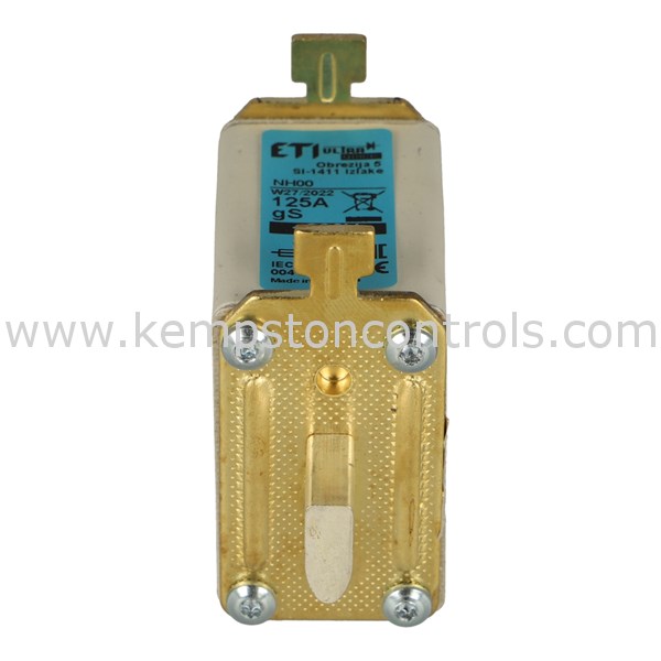 ETI 004184503 FUSE LINK, 125A/800V, NH00 SIZE, GS CHARACTERISTICS