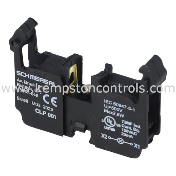 Schmersal CLP001 SCHMERSAL LIGHT TERMINAL BLOCK CONTACT ELEMENT, SNAP ...