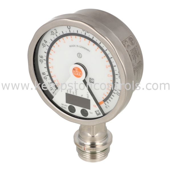 IFM PG2799 IFM PRESSURE SENSOR WITH ANALOGUE DISPLAY, FLUSH, -1 TO 1 ...