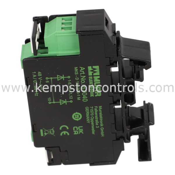 MURR 67040 MURR MKS - D 10/1300-1 M DIODE MODULES MOUNTING RAIL / SCREW ...