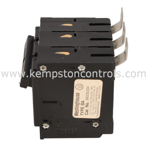 thumbnail image 2 of Eaton BAB3030H Molded Case Circuit Breaker - 30 Amp, 3-Phase, 240V, Bolt-On, New 2 of 6