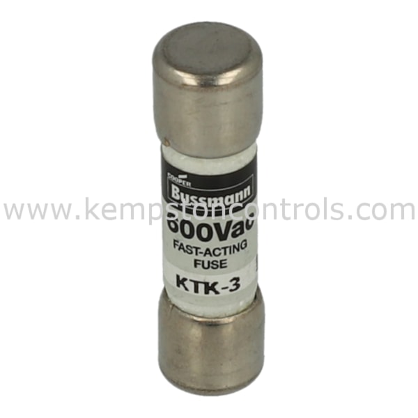 Bussmann KTK-3 BUSSMANN LIMITRON FAST ACTING FUSE - LOW VOLTAGE - NORTH ...