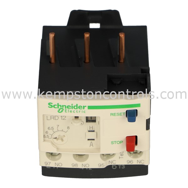 Schneider LRD12 ELECTRIC TESYS LRD THERMAL OVERLOAD RELAYS 5.5...8 A CLASS 10A Kempston