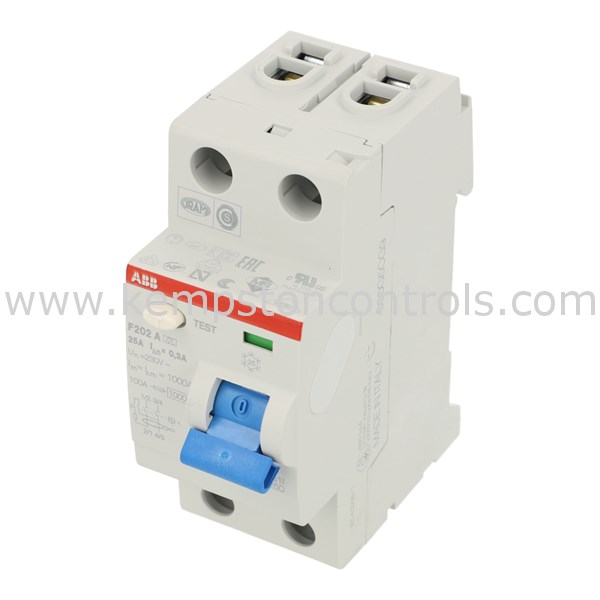ABB 2CSF202101R3250 RESIDUAL CURRENT CIRCUIT BREAKER, 2 POLE, A TYPE ...