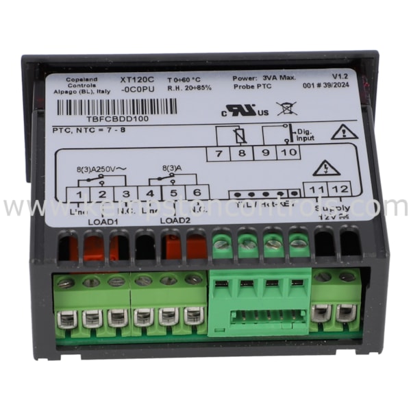 Dixell XT120C (PTC/NTC) DIXELL TEMPERATURE ON/OFF CONTROLLER - NO 12V ...