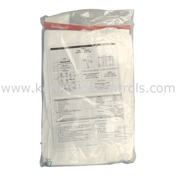 Honeywell Safety 4180002-L OVERALL MUTEX2 CAT3 TYPE 5&6 ANTIST-L  