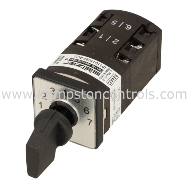 Interruttore A Camme SÄLZER P220-649107 20A 7,5kW 400V - 3 Posizioni