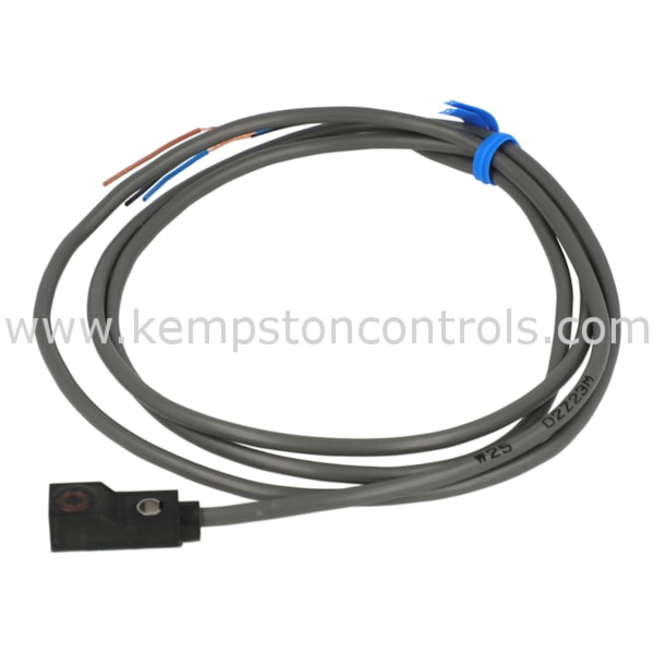 Proximity Sensor OMRON E2K-C25MF1 Proximity sensor, capacitive, 34mm dia, unshielded, 25mm, DC, 3-wire, PNP-NO, 2m cable