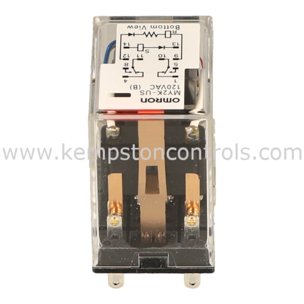 Omron MY2K-US AC120 OMRON LATCHING RELAY, PLUG-IN, 14-PIN, DPDT, 3 A ...