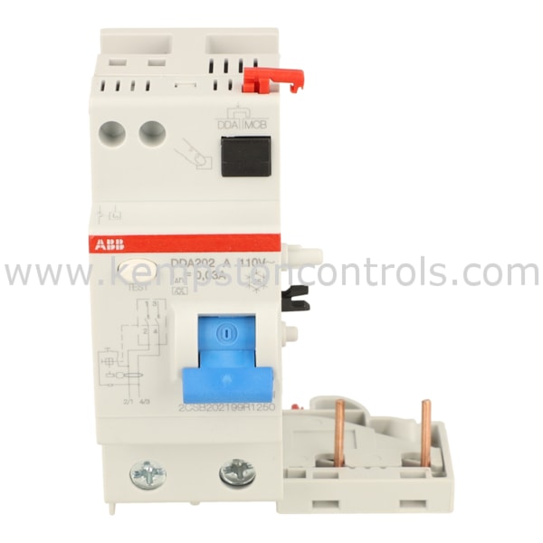 ABB 2CSB202199R1250 ABB RCD BLOCK, 25A, A-TYPE, 30MA, 2POLES, 110V, 2W ...