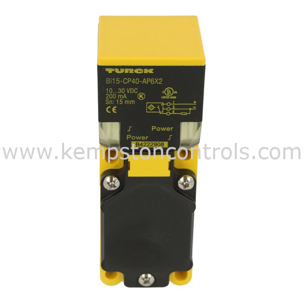 thumbnail image 2 of Turck BI15-CP40-AP6X2 Inductive Proximity Switch - 3-Wire DC, 15mm Range, NEW 2 of 6