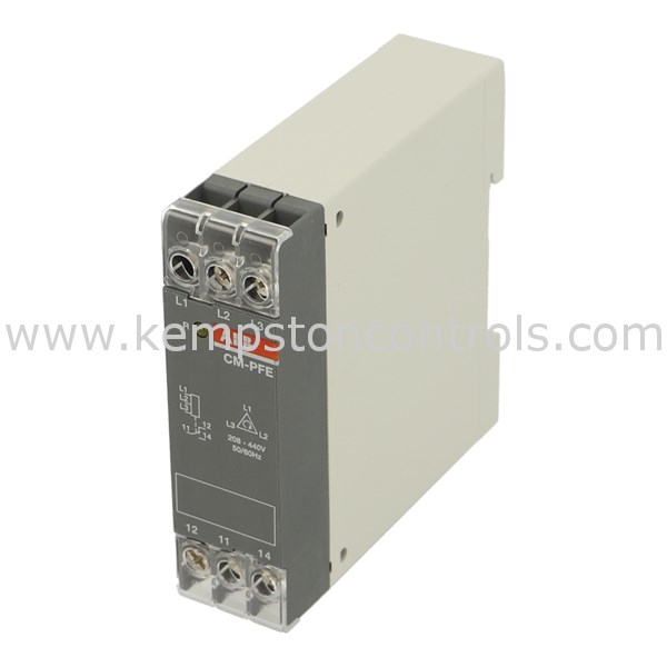ABB 1SVR550824R9100 CMPFE THREEPHASE RELAY 3X 208440V AC, 1 CO, SPDT