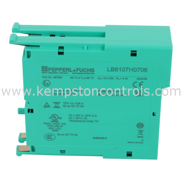 Pepperl + Fuchs LB8107H0706 PEPPERL + FUCHS COM UNIT FOR MODBUS RTU ...