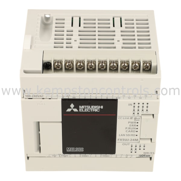 FX5UJ-24MR/ES 2台 未使用 MITSUBISHI FX5UJ-24MR/ES MITSUBISHI PLC CPU MODULE; IQ-F; AC; 14