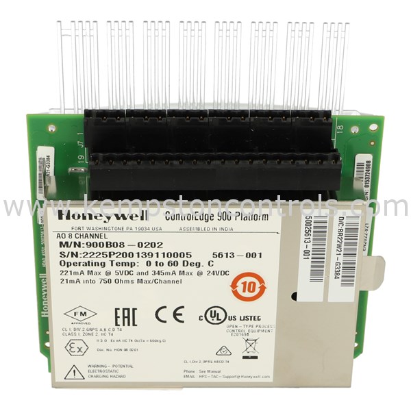 Honeywell Process Solution (PMC) 900B080202 PMC ANALOG OUTPUT 8 POINT PWA Kempston Controls