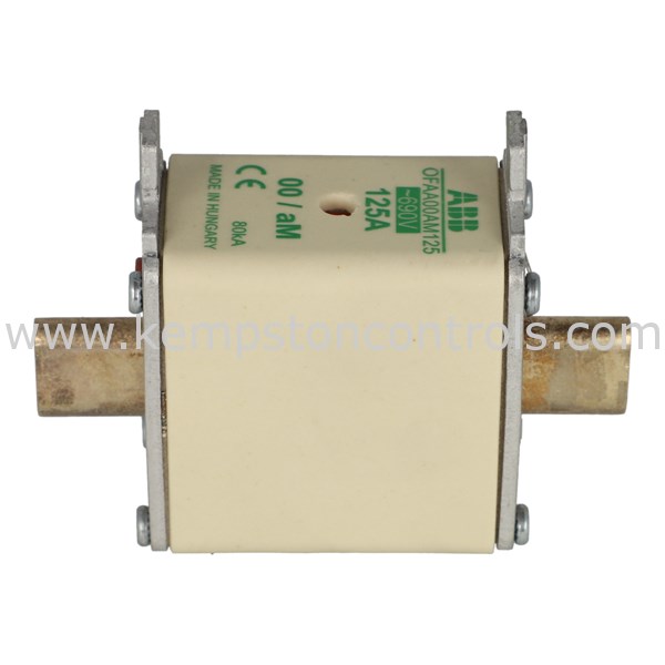 ABB OFAA00AM125 ABB HRC FUSE LINK, 125A, 690V, SIZE NH00, AM, DIN