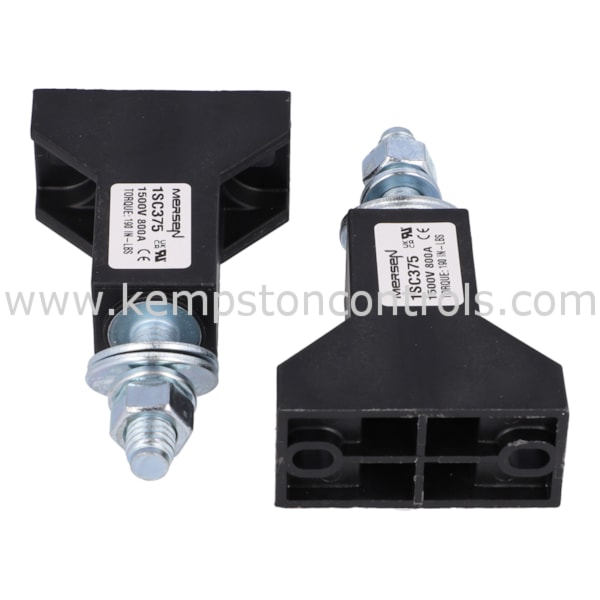 Mersen 1SC375 MERSEN SEMICONDUCTOR FUSE BLOCK, 1500VAC, 1500VDC, 3/8 ...