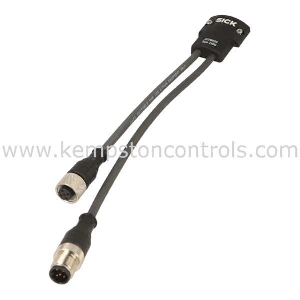 Sick 2076833 SICK PLUG ADAPTER, MALE M12 5 PIN, M12 5 PIN FEMALE, FOR ...