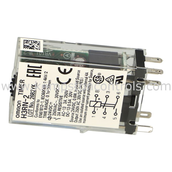 Omron H3RN-2 24DC OMRON TIMER DPST-NO 8PIN, FRONT CONNECTING, 12-24V DC ...