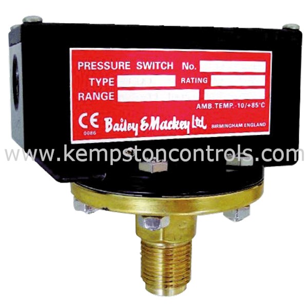 Bailey & Mackey 2381 BAILEY MACKEY PRESSURE SWITCH TYPE 2381, 0.511BAR, 1/2" BSP MALE PARALLEL