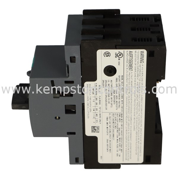 Siemens 3RV2011-1CA10 SIEMENS CIRCUIT-BREAKER SZ S00, FOR MOTOR PROTEC ...