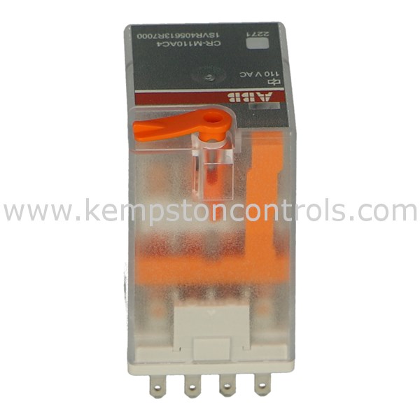 ABB 1SVR405613R7000 ABB PLUGGABLE RELAY 4 C/O 110VAC SOLD IN 10S ...