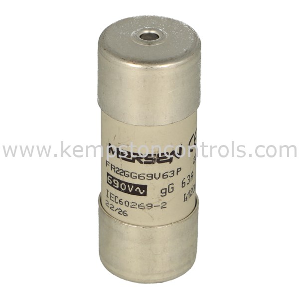 Mersen R632 Mersen T1022160 MERSEN (FERRAZ) 22X58 GG 690V IND. 63A | Kempston Controls