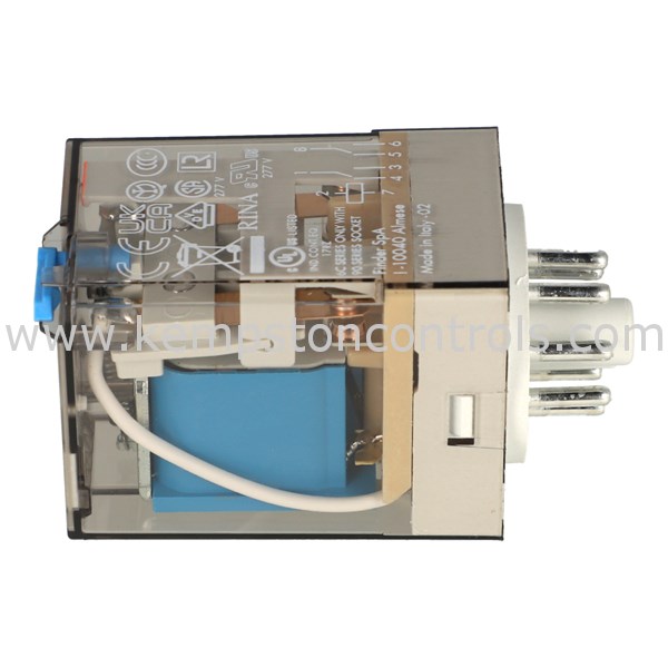 Finder 60.12.8.110.0040 Relè ad innesto 110 V/AC 10 A 2 scambi 1 pz