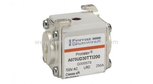 Mersen Q300578 SQUARE BODY HIGH SPEED FUSE, IEC 690V, UL 700V, IN  