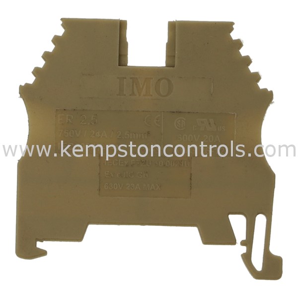 IMO ER2.5BEIGE SCREW CLAMP TERMINAL 2.5MM, 600V, 20A BEIGE 304129I