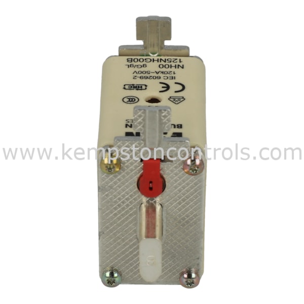 thumbnail image 2 of 125NHG00B-690 125A AC 690V 120 KAIC NH00 GL/gG Low Voltage Fuse Link, Ceramic Body, 1 Pole 2 of 3