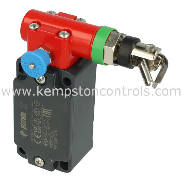 Pizzato FD 2184-GT6 PIZZATO ROPE SWITCH WITH RESET, METAL, 3NC