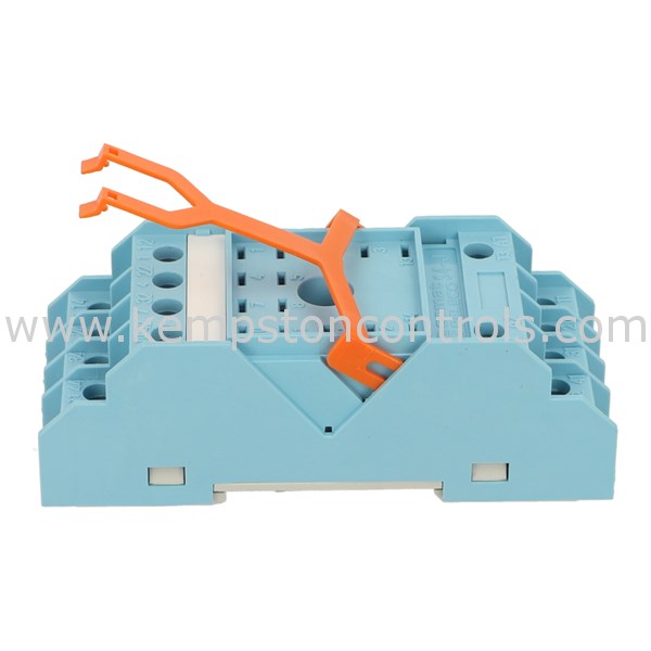 Support (socket) Pour Relais 14 Broches Standard - Avec Clip De Retenue Intégré Et Espace D'étiquetage - S4J / S4-J / RELECO