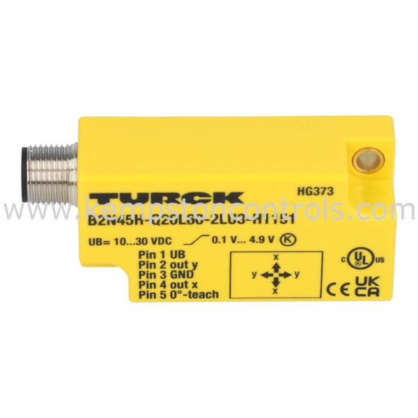 Turck Banner B2N45H-Q20L60-2LU3-H1151 TURCK INCLINOMETER SENSOR, -45 ...