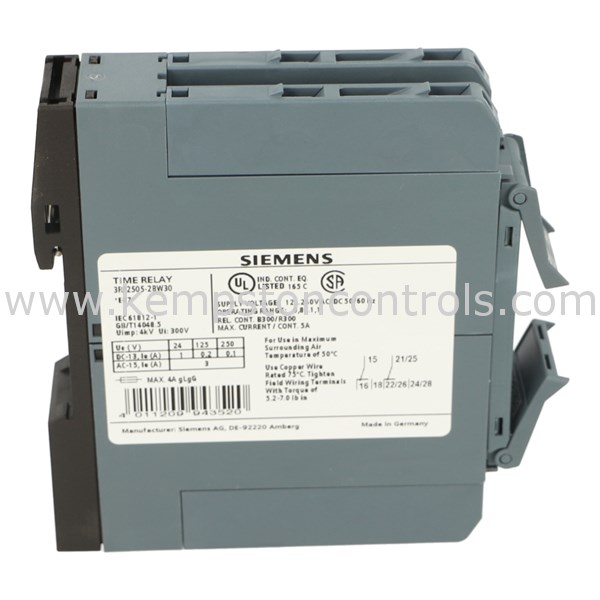 3RP2540-2BW30 - Siemens - Relè rardato, 240 VDC, 0.05 s Farnell alia